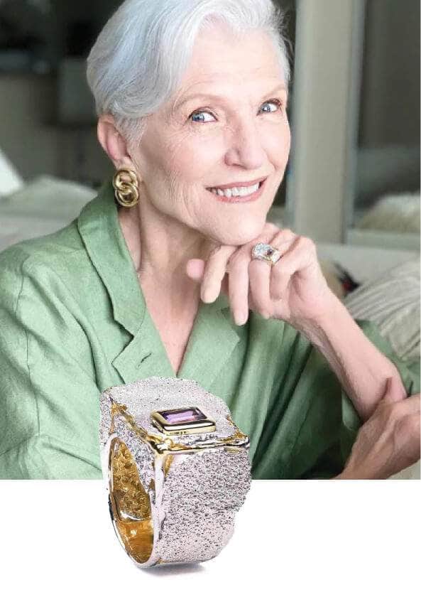wearing German Kabirski Jewelry