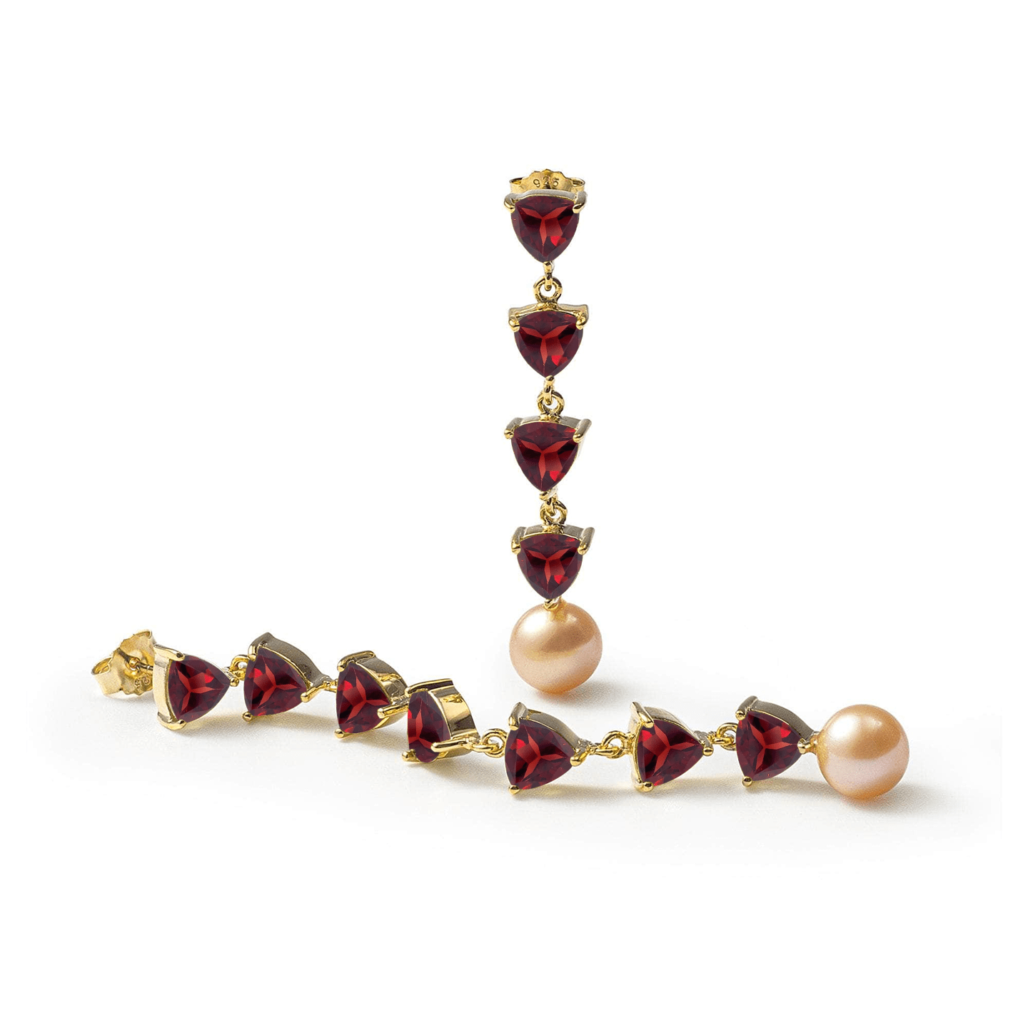 Mikko Asymmetric Earrings Personalized & Co-Designed with Custom Options: Blue Topaz, Amethyst, Rhodolite, Peridot, Garnet, White or Black Rhodium, Gold