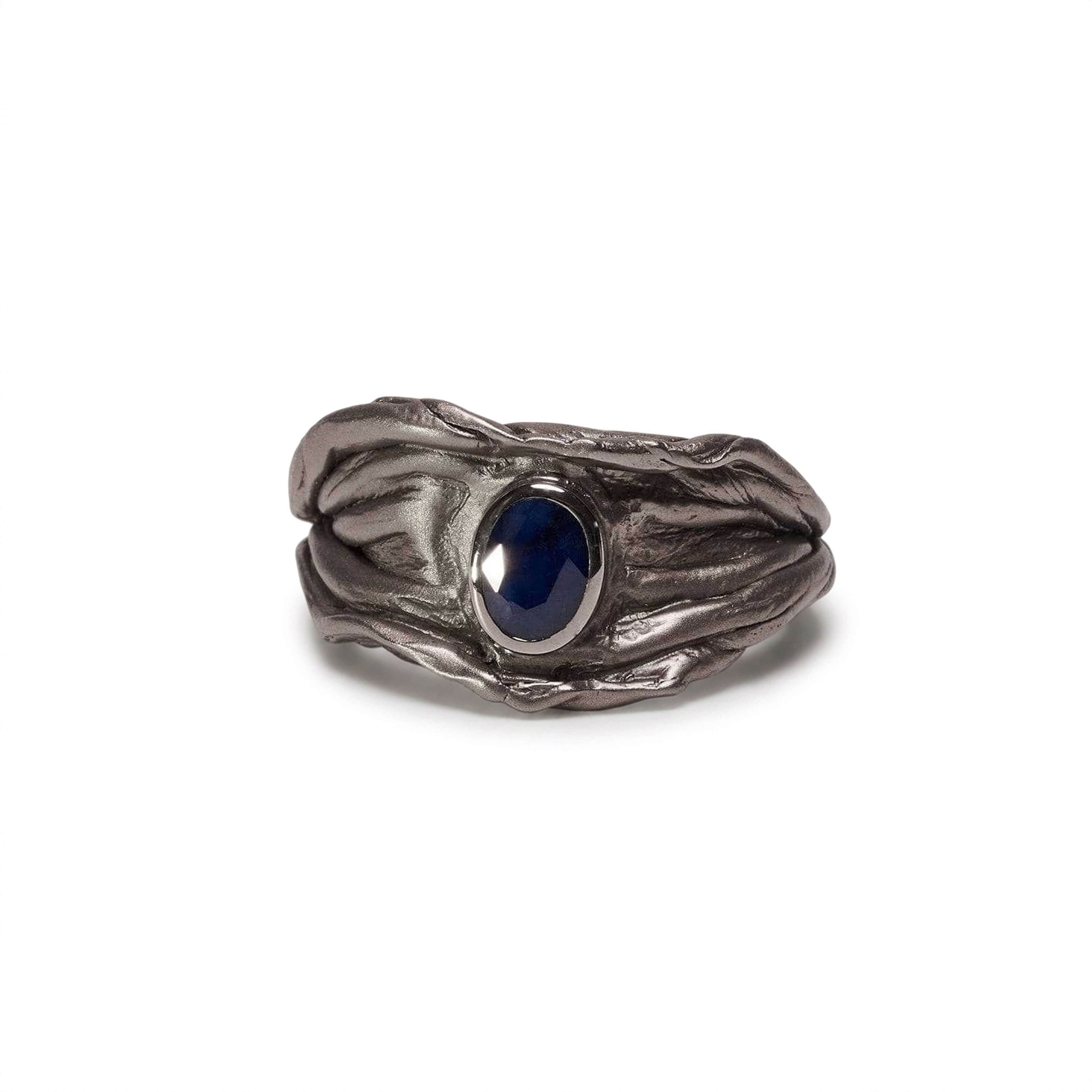 Morel Blue Sapphire Ring
