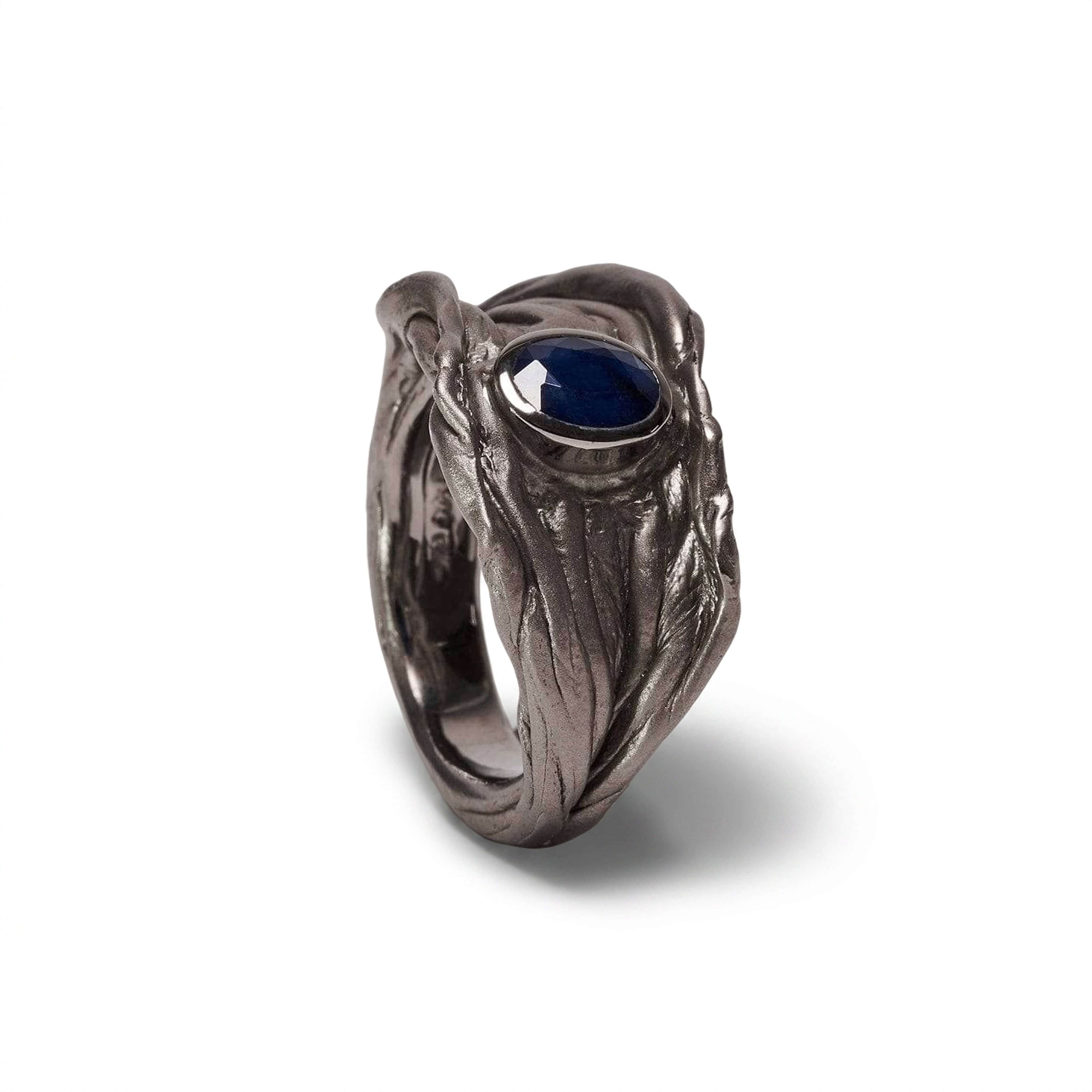 Morel Blue Sapphire Ring