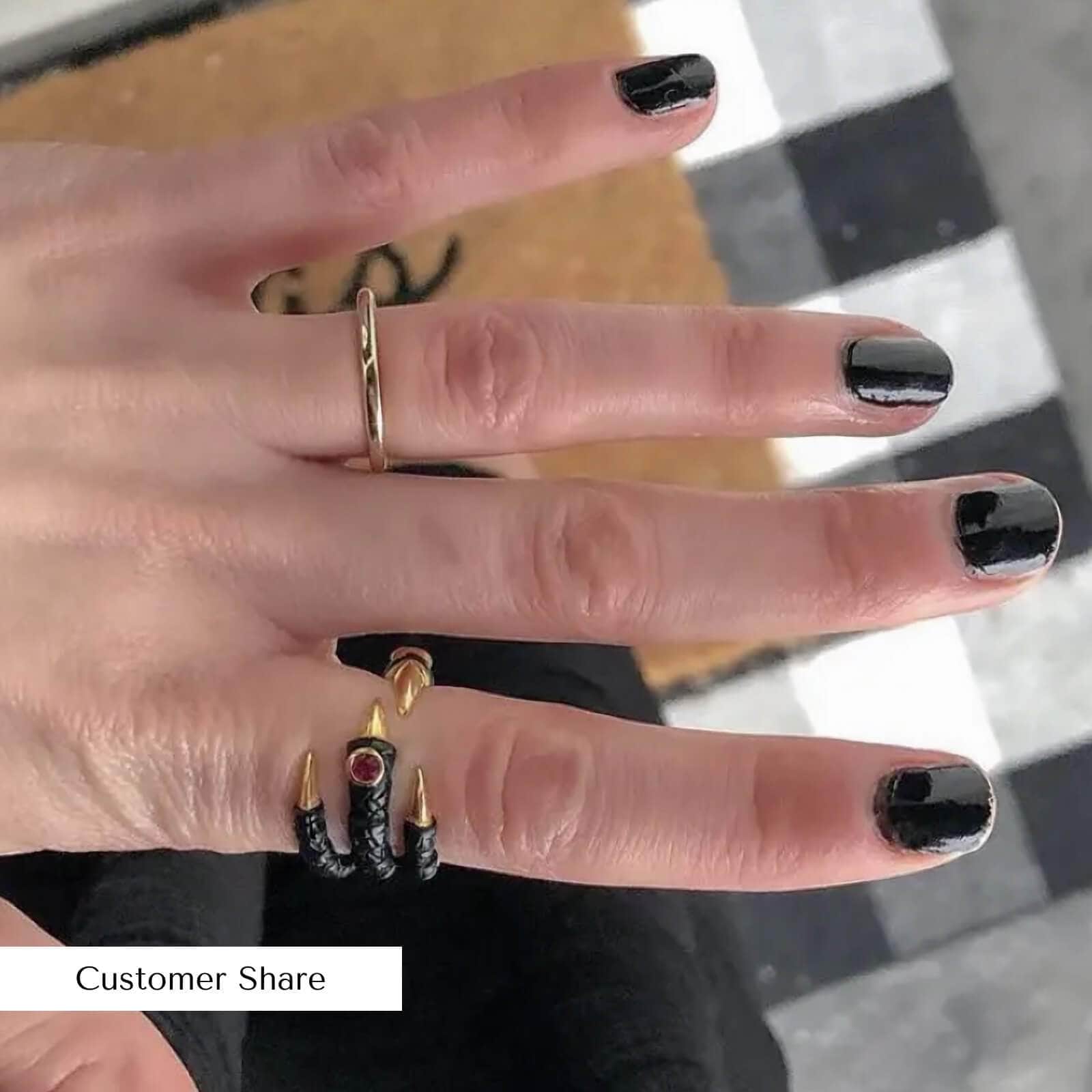 Paradisa Ring Personalized in Your Choice of Gemstone and Plating: Ruby, Sapphire, Peridot, Amethyst, Blue Topaz, Rhodolite, Black Anthracite, Gold