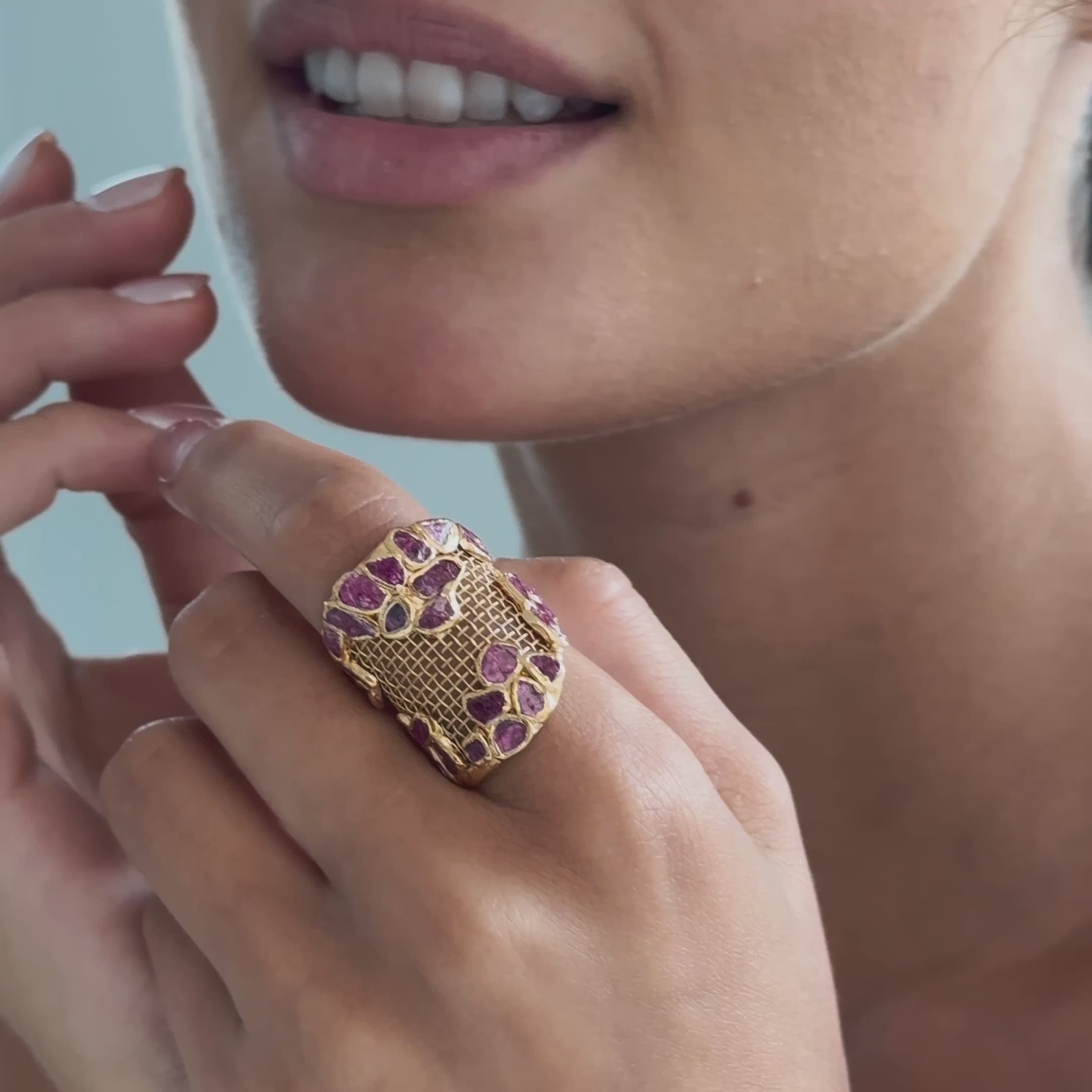 Dipp Rough Ruby Ring