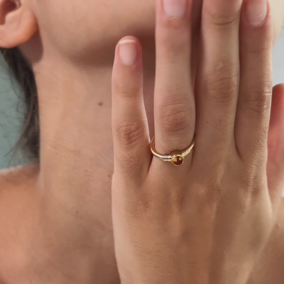 Edor Citrine Ring