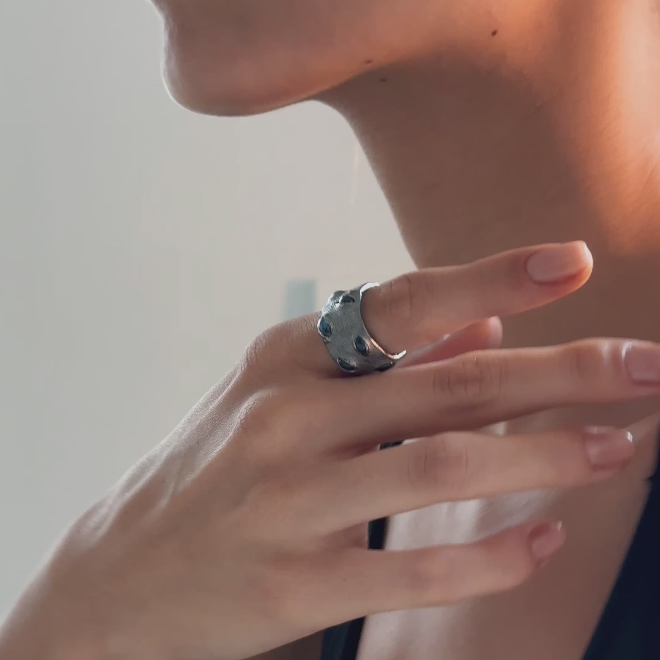 Grenache Sapphire Ring