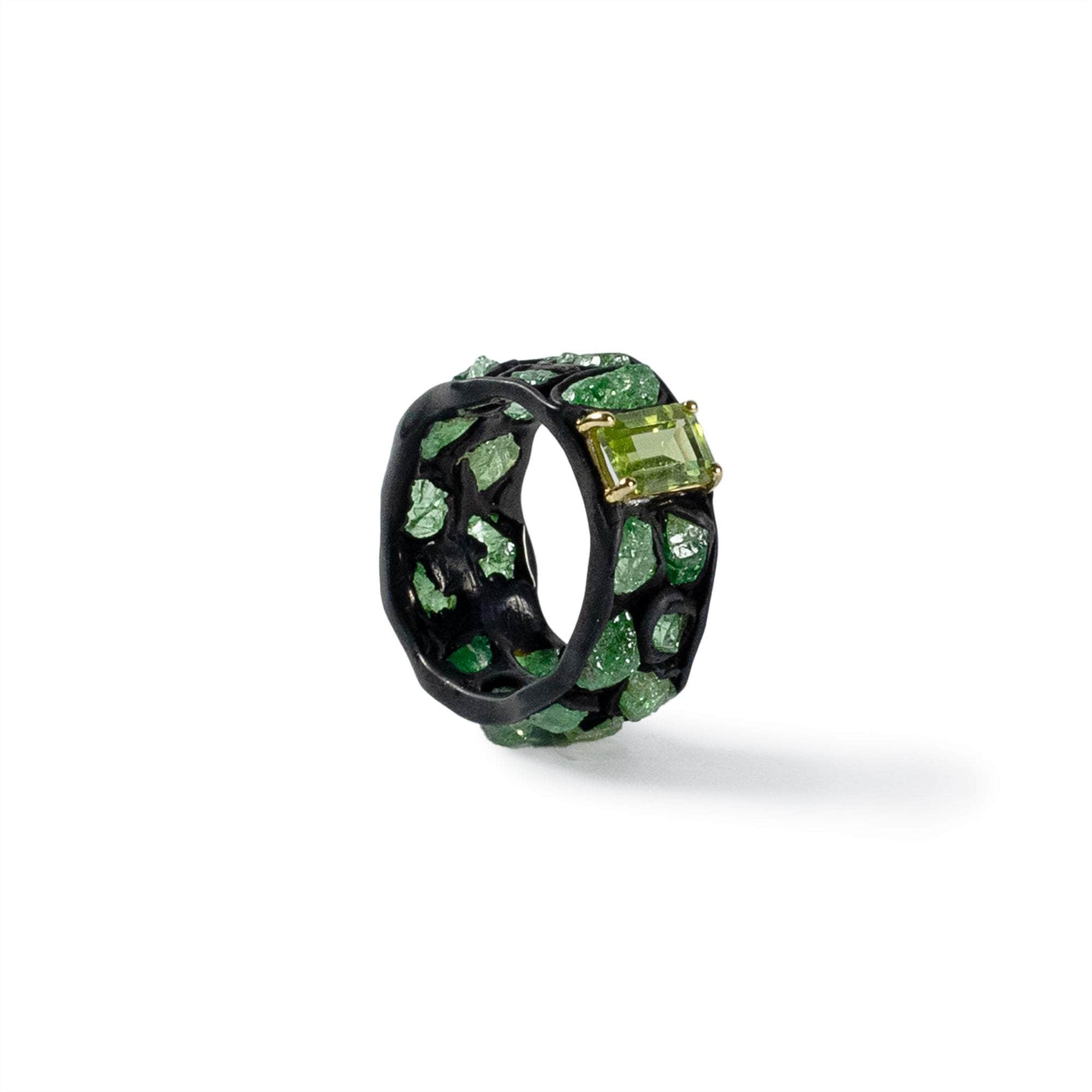 Tabiat Tsavorite and Peridot Ring GERMAN KABIRSKI