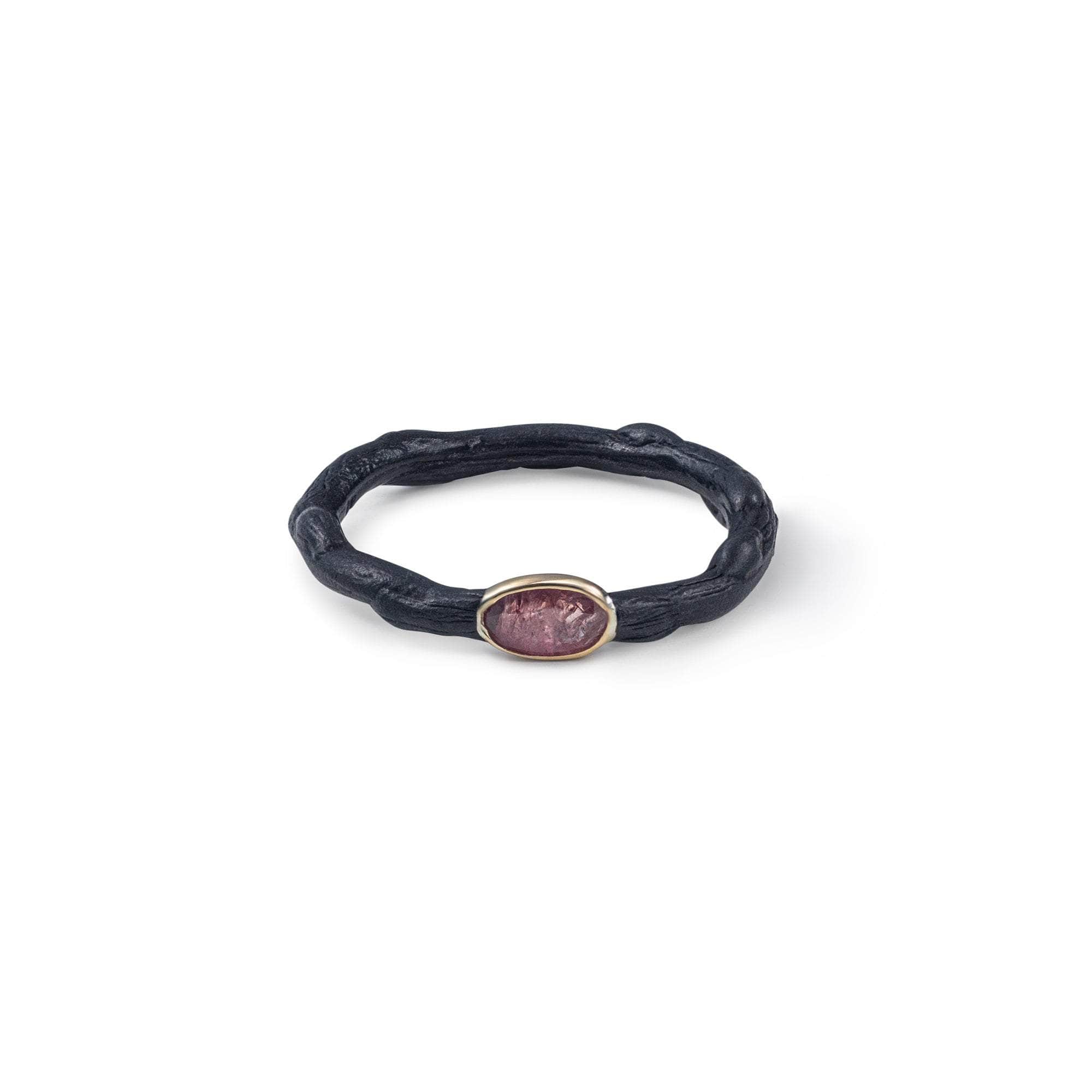 Zwart Pink Sapphire Ring (Black Anthracite) GERMAN KABIRSKI