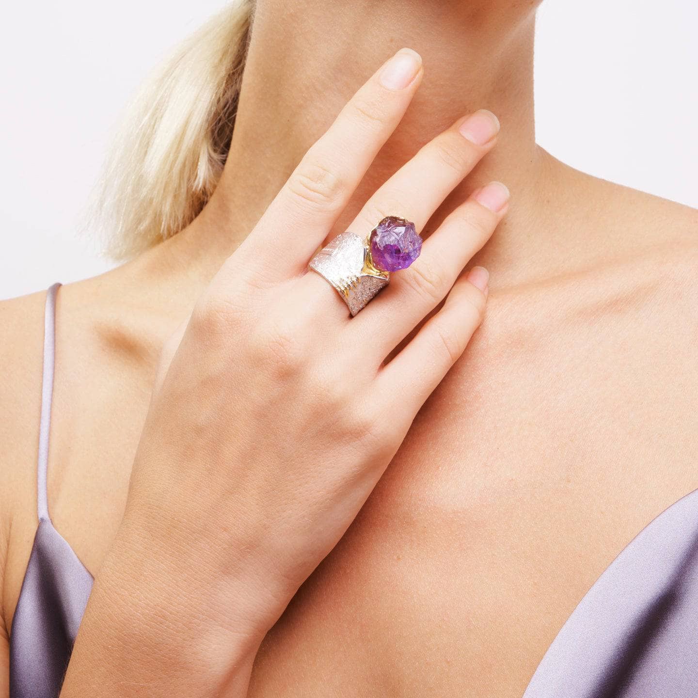 Corliss Amethyst Rough Ring GERMAN KABIRSKI