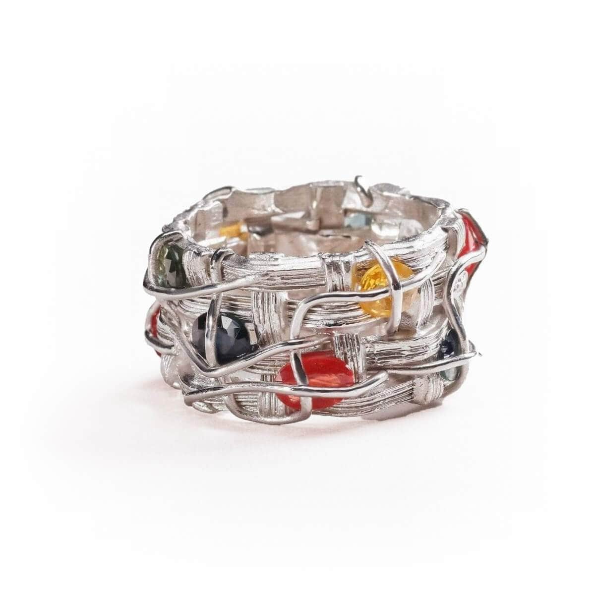 Deva Mixed Sapphire Ring GERMAN KABIRSKI