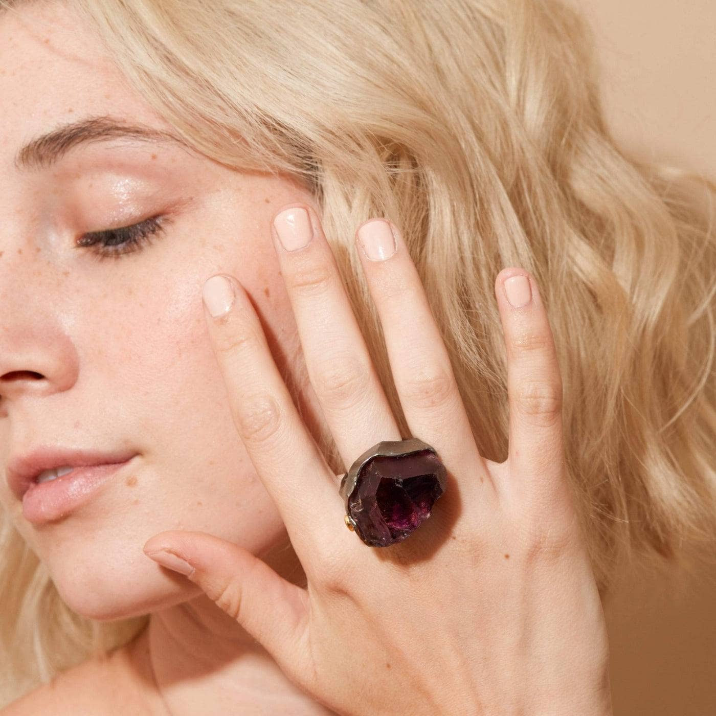 Elin Amethyst Ring GERMAN KABIRSKI