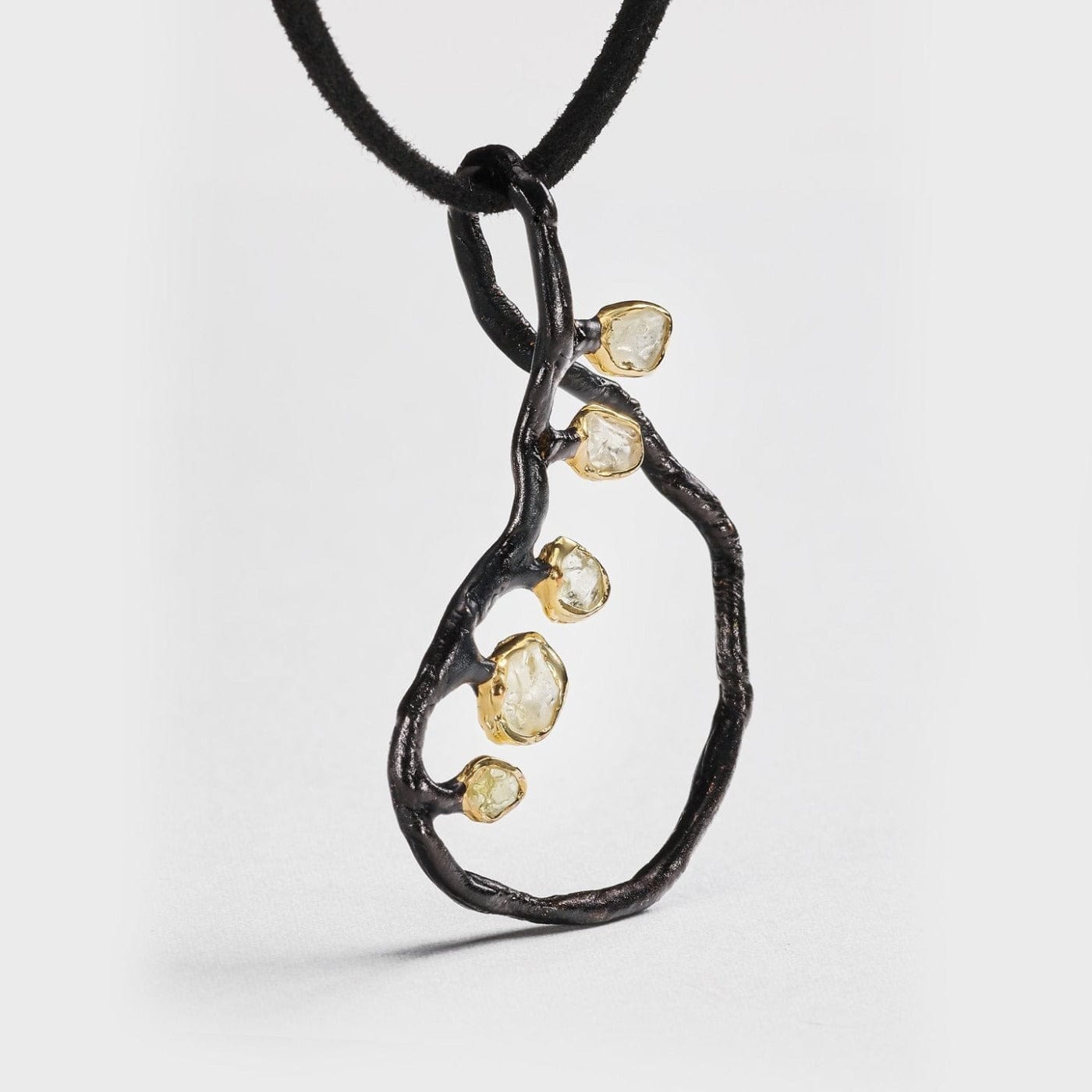 Graphite Five Chrysoberyl Pendant GERMAN KABIRSKI