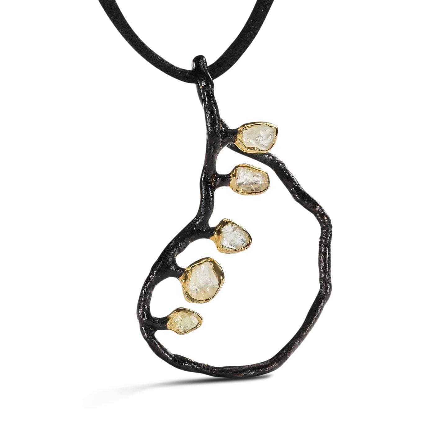 Graphite Five Chrysoberyl Pendant GERMAN KABIRSKI