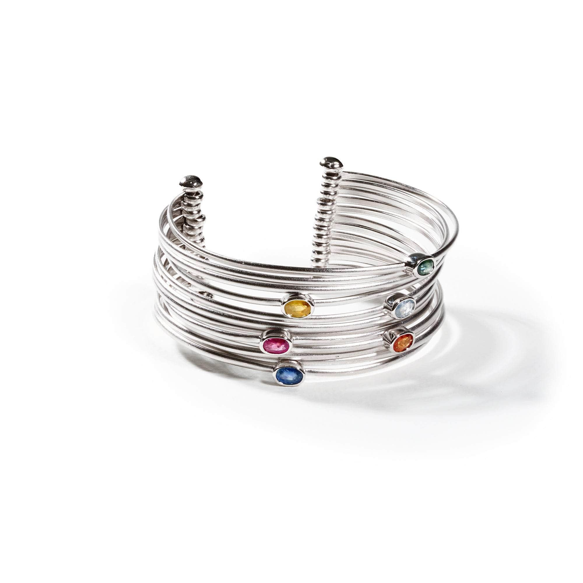 Bibel Mixed Sapphire Bangle GERMAN KABIRSKI