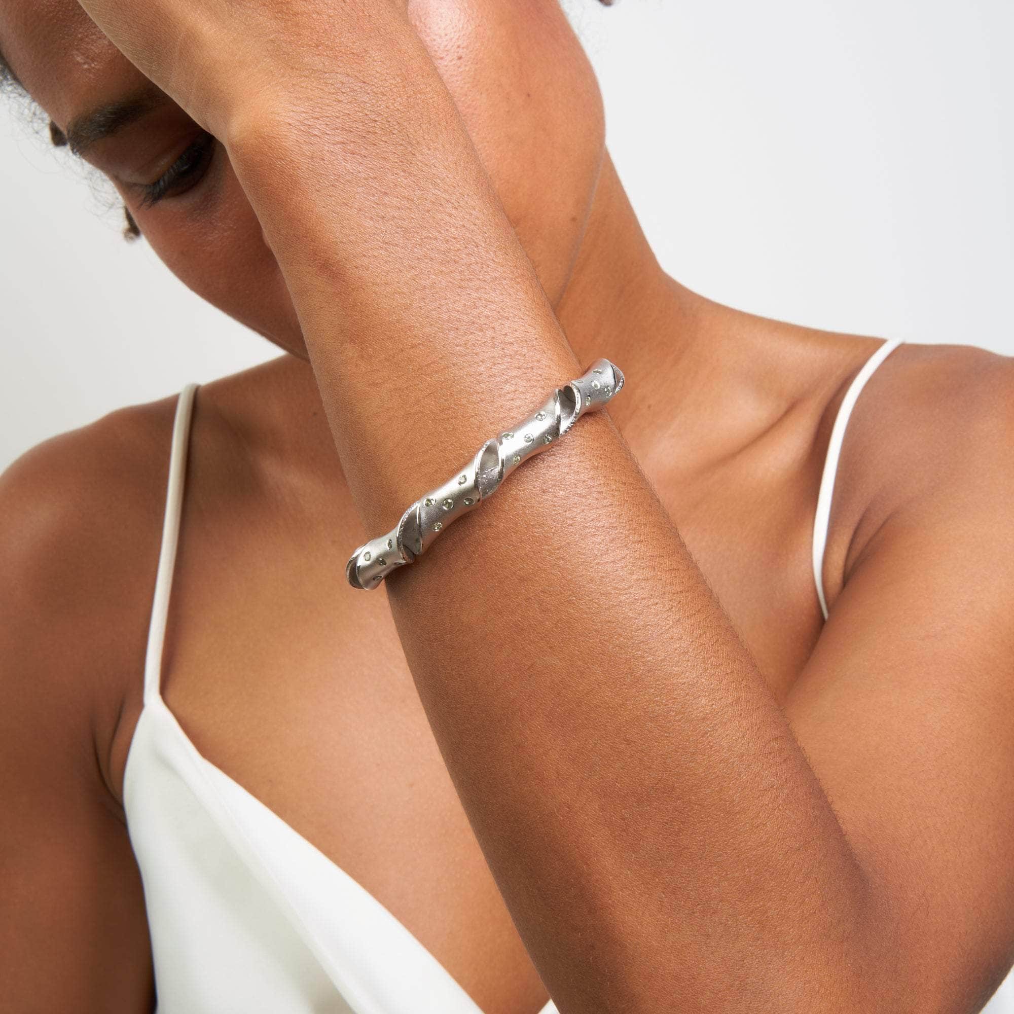 Nottes Green Sapphire Bangle GERMAN KABIRSKI