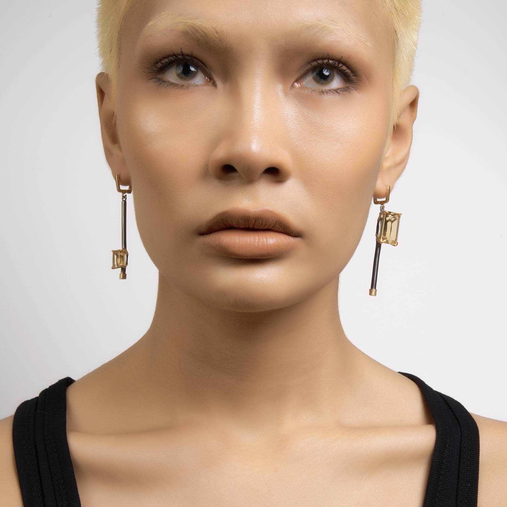 Trane Citrine Earrings GERMAN KABIRSKI