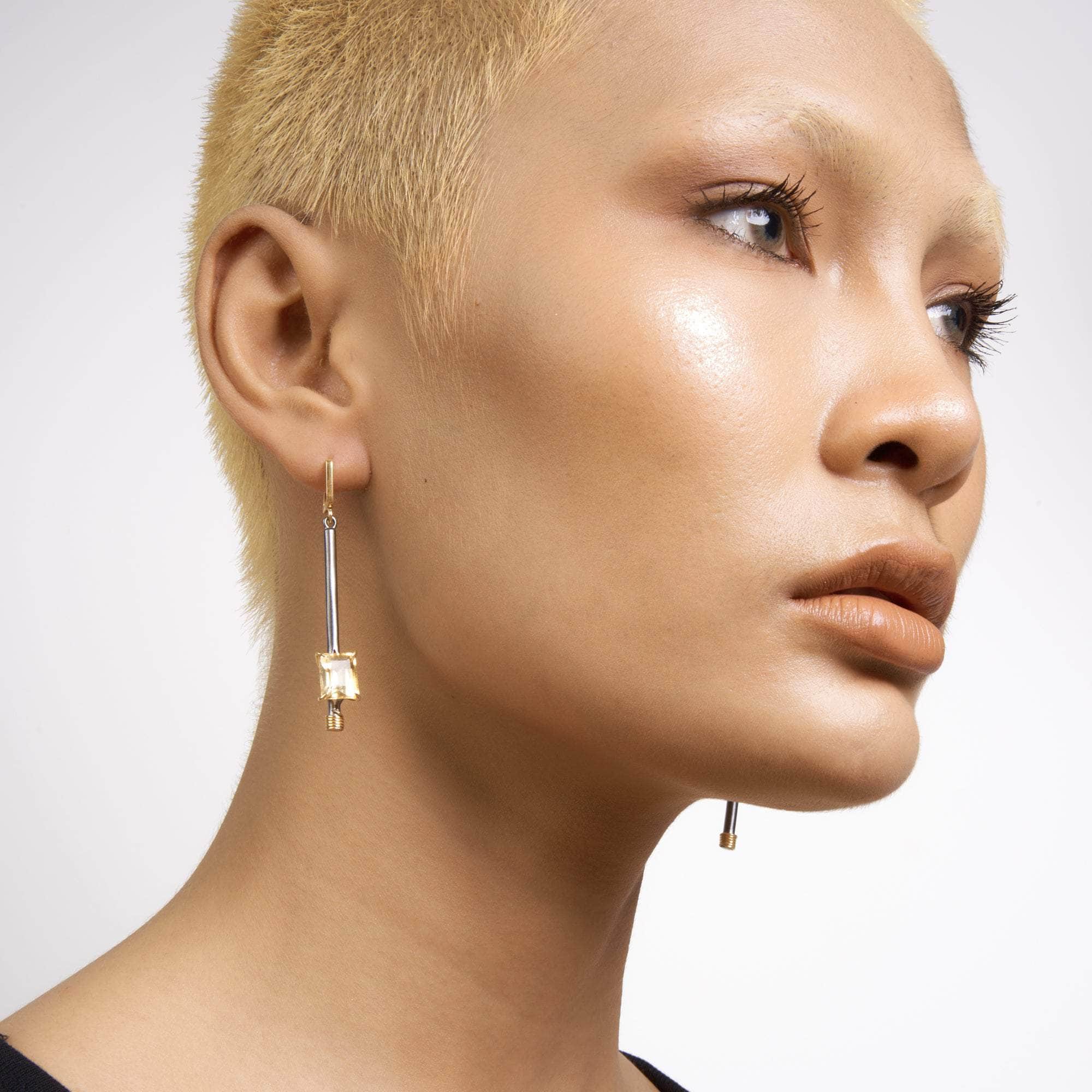 Trane Citrine Earrings GERMAN KABIRSKI