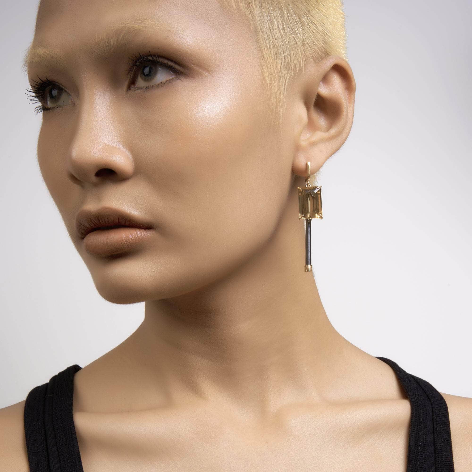 Trane Citrine Earrings GERMAN KABIRSKI