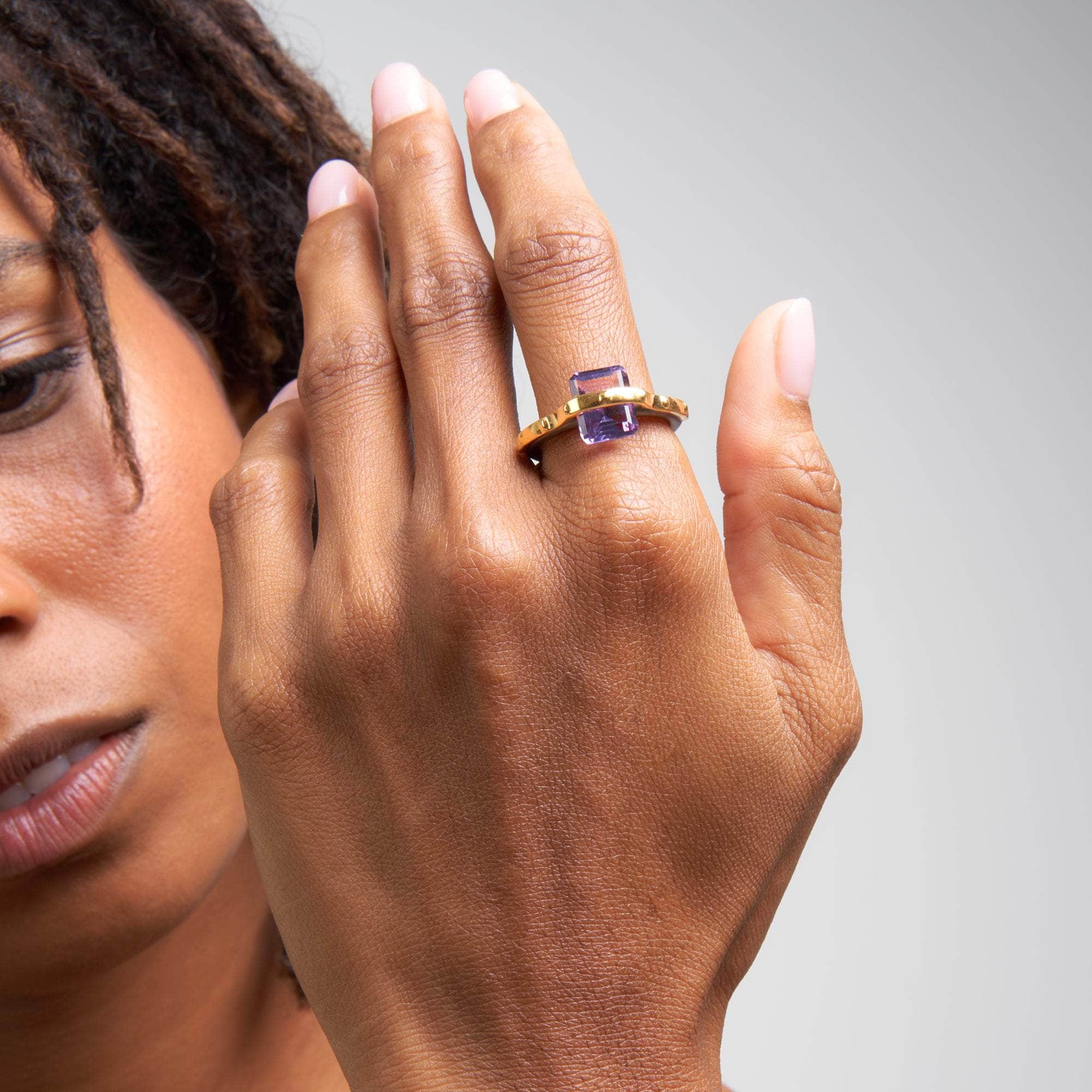 Klemm Amethyst Ring GERMAN KABIRSKI