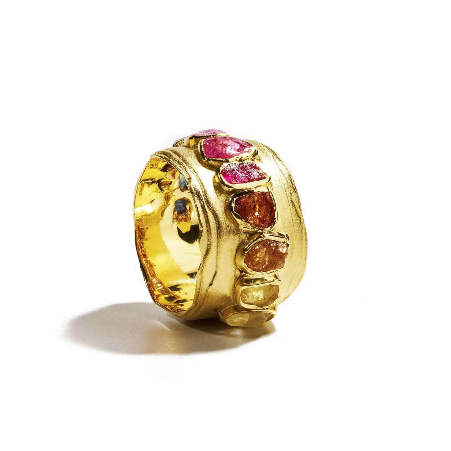 Lamie Sapphire and Chrysoberyl Ring GERMAN KABIRSKI