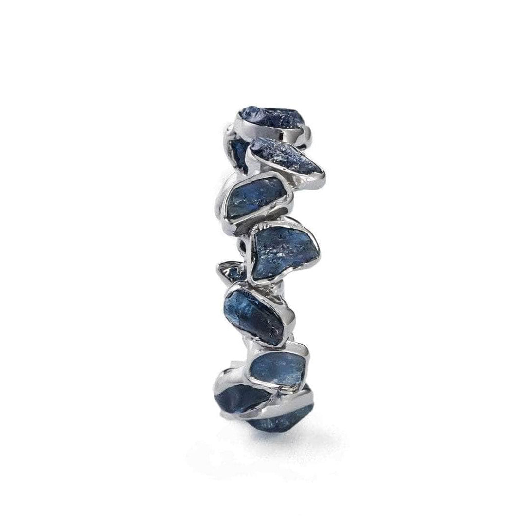 Livia Sapphire Ring (Black Rhodium) GERMAN KABIRSKI