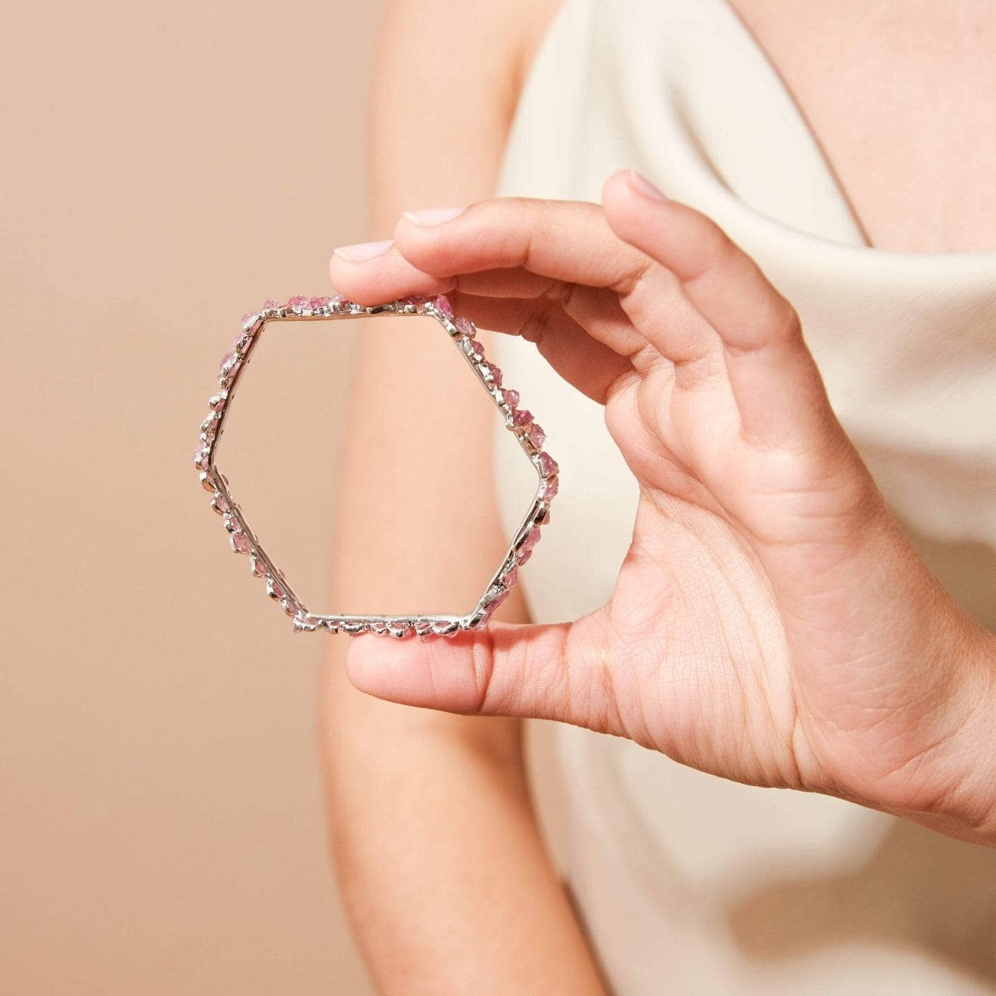 Merinda Pink Sapphire Bangle GERMAN KABIRSKI