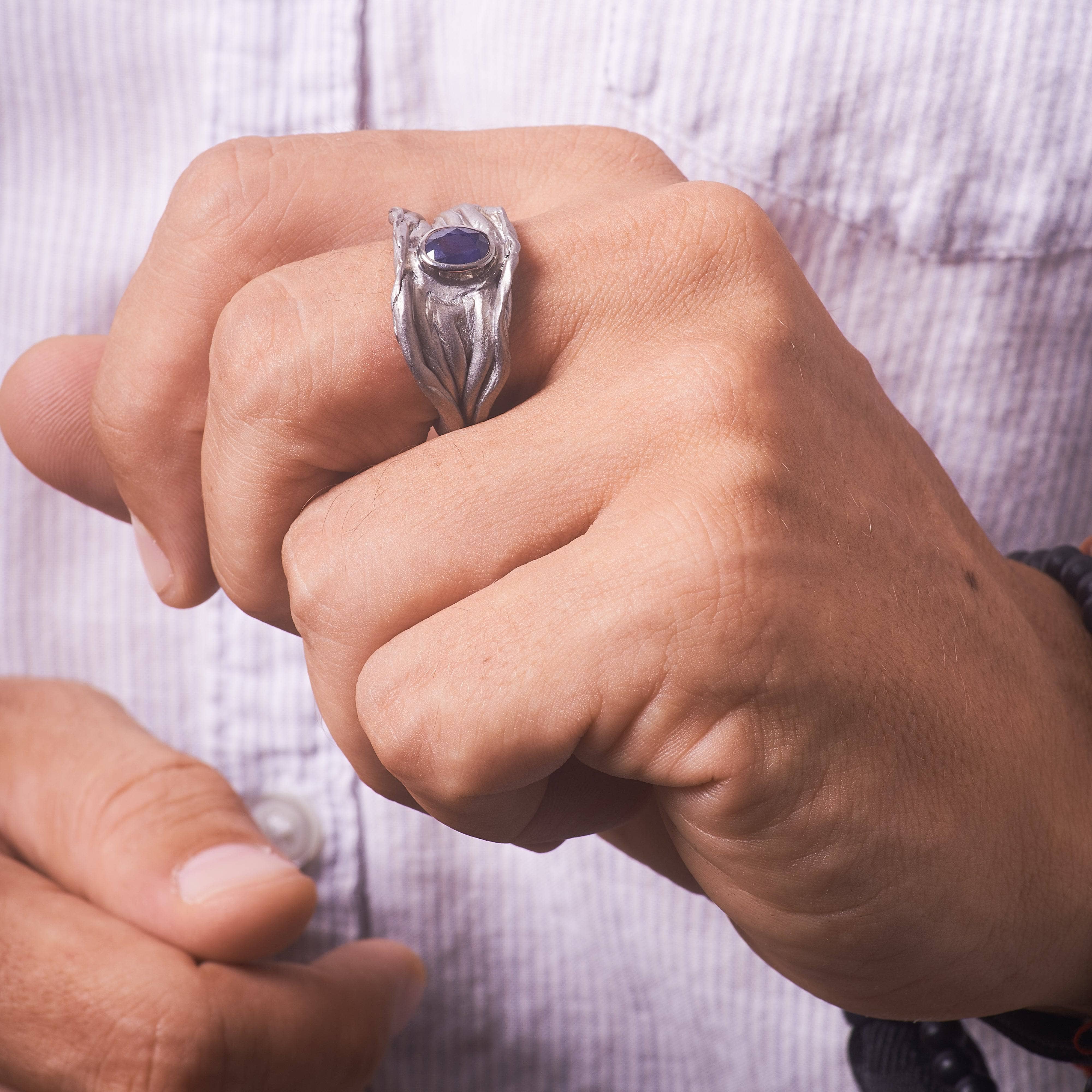 Morel Blue Sapphire Ring GERMAN KABIRSKI