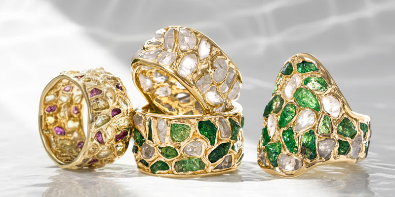 white zircon jewelry