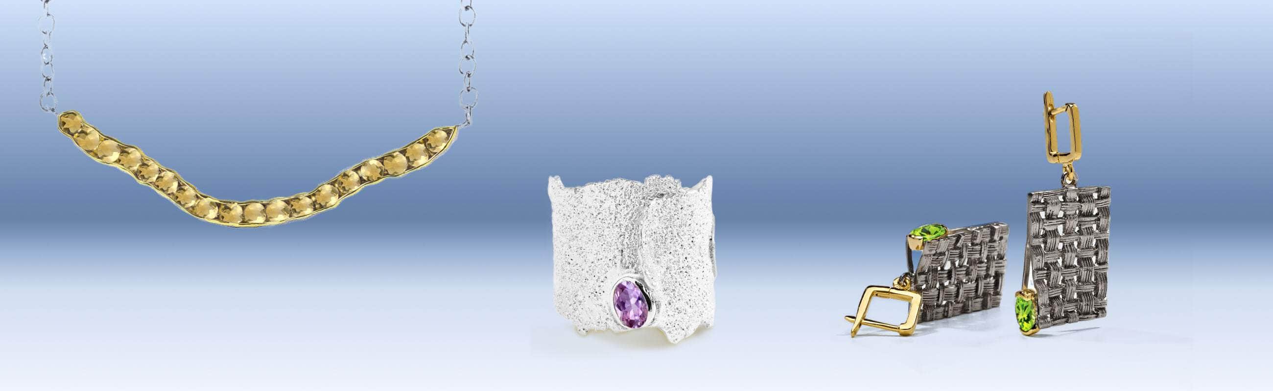 co design rings, earrings by german kabirski