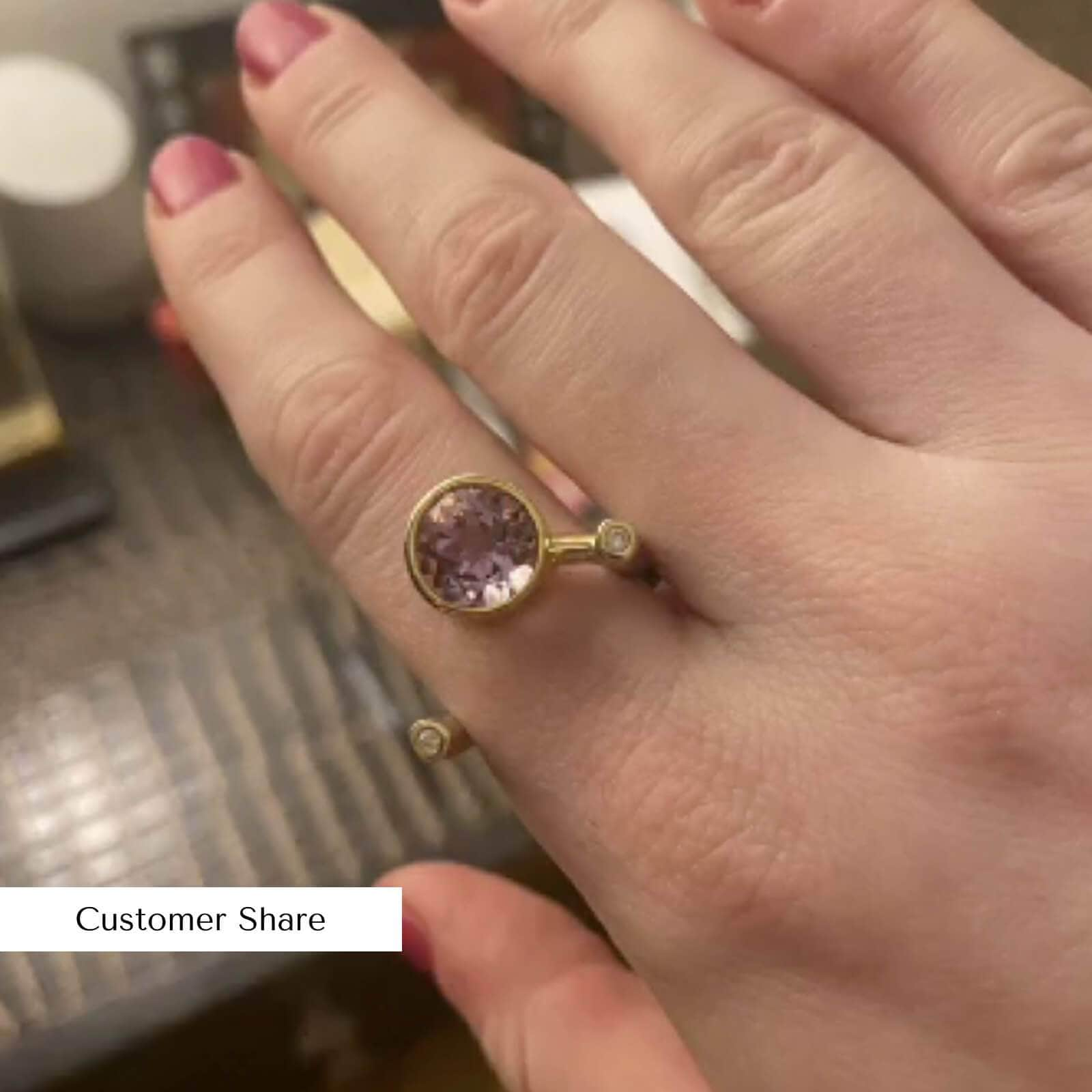 Gilda Amethyst Ring GERMAN KABIRSKI