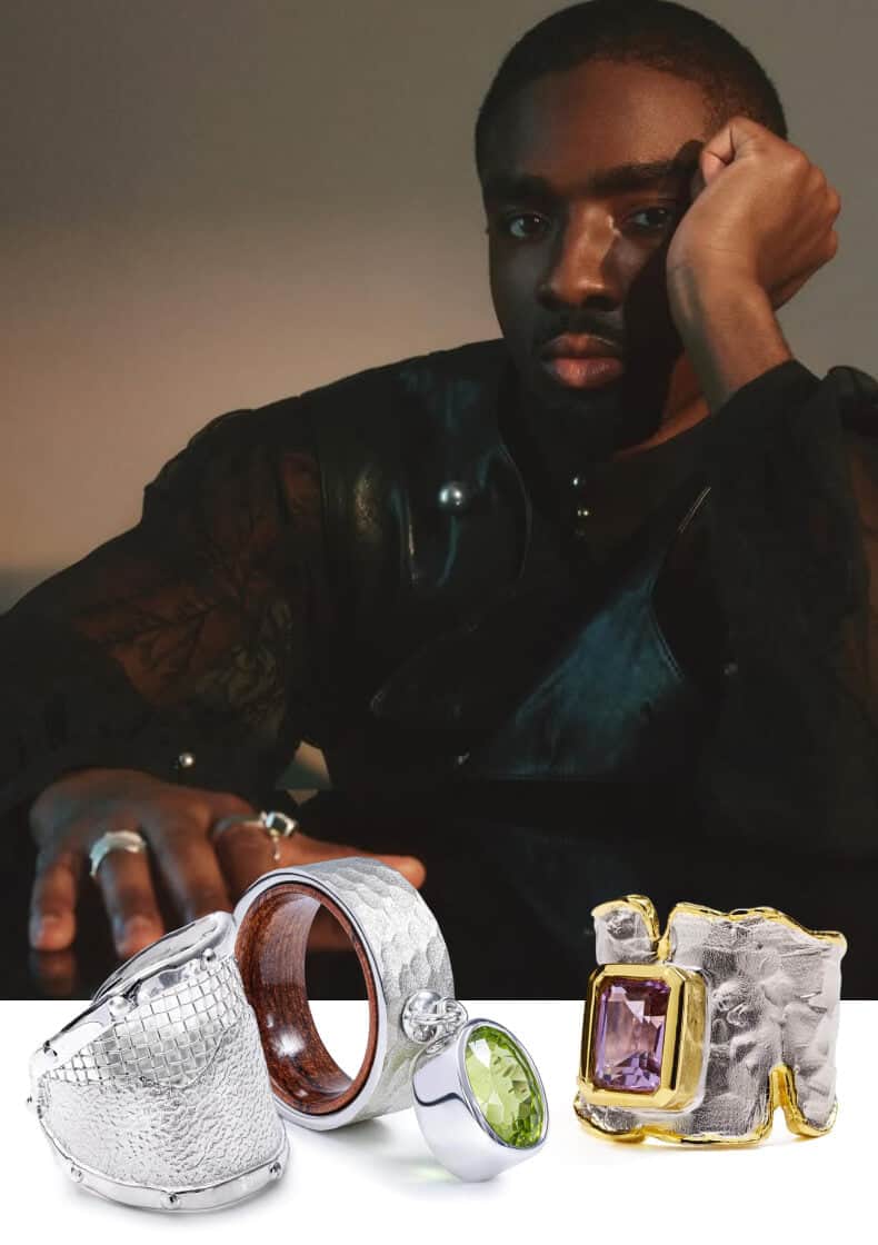  wearing German Kabirski Jewelry