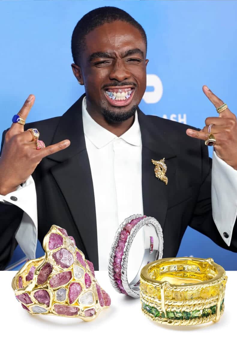  wearing German Kabirski Jewelry