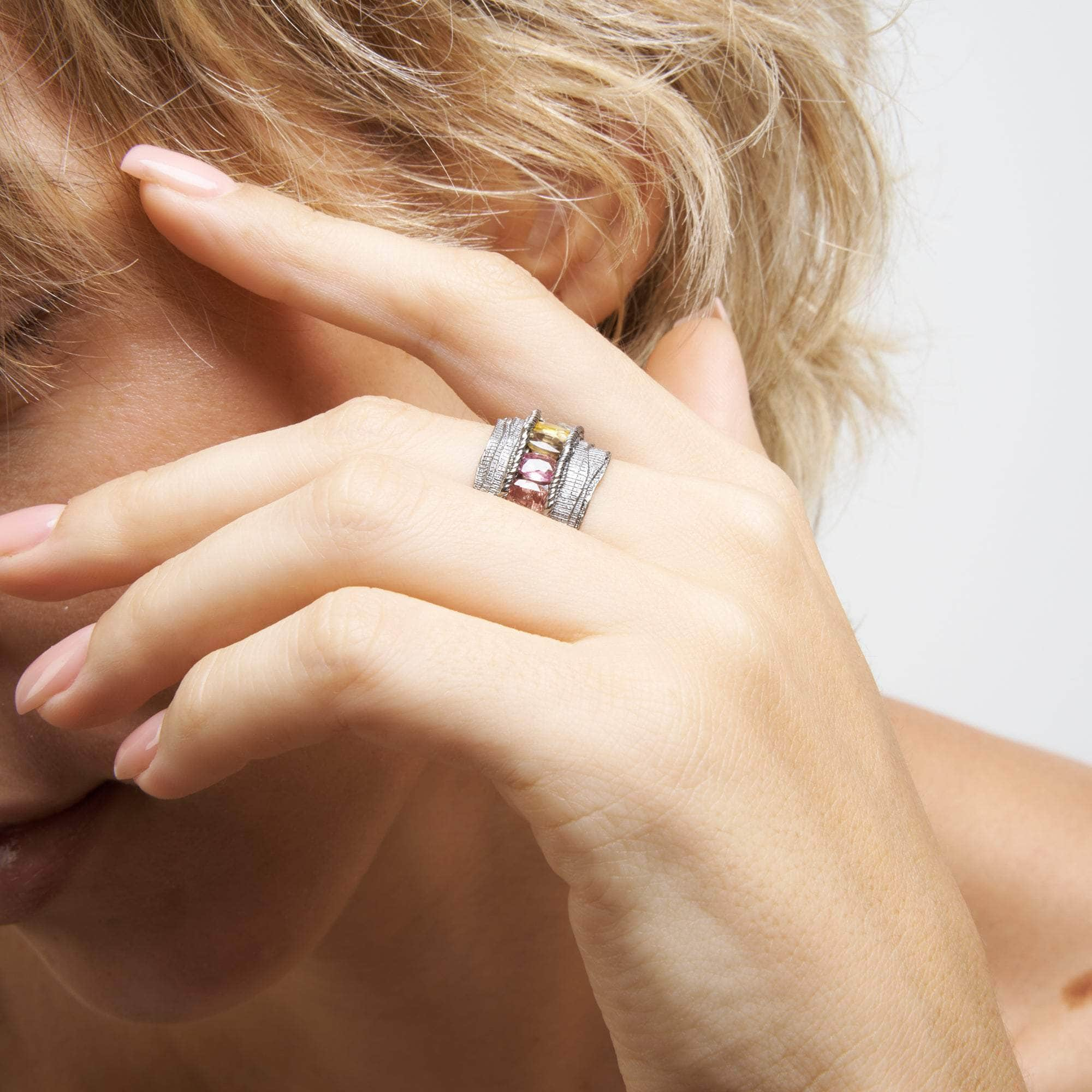 Monet Mixed Sapphire Ring GERMAN KABIRSKI