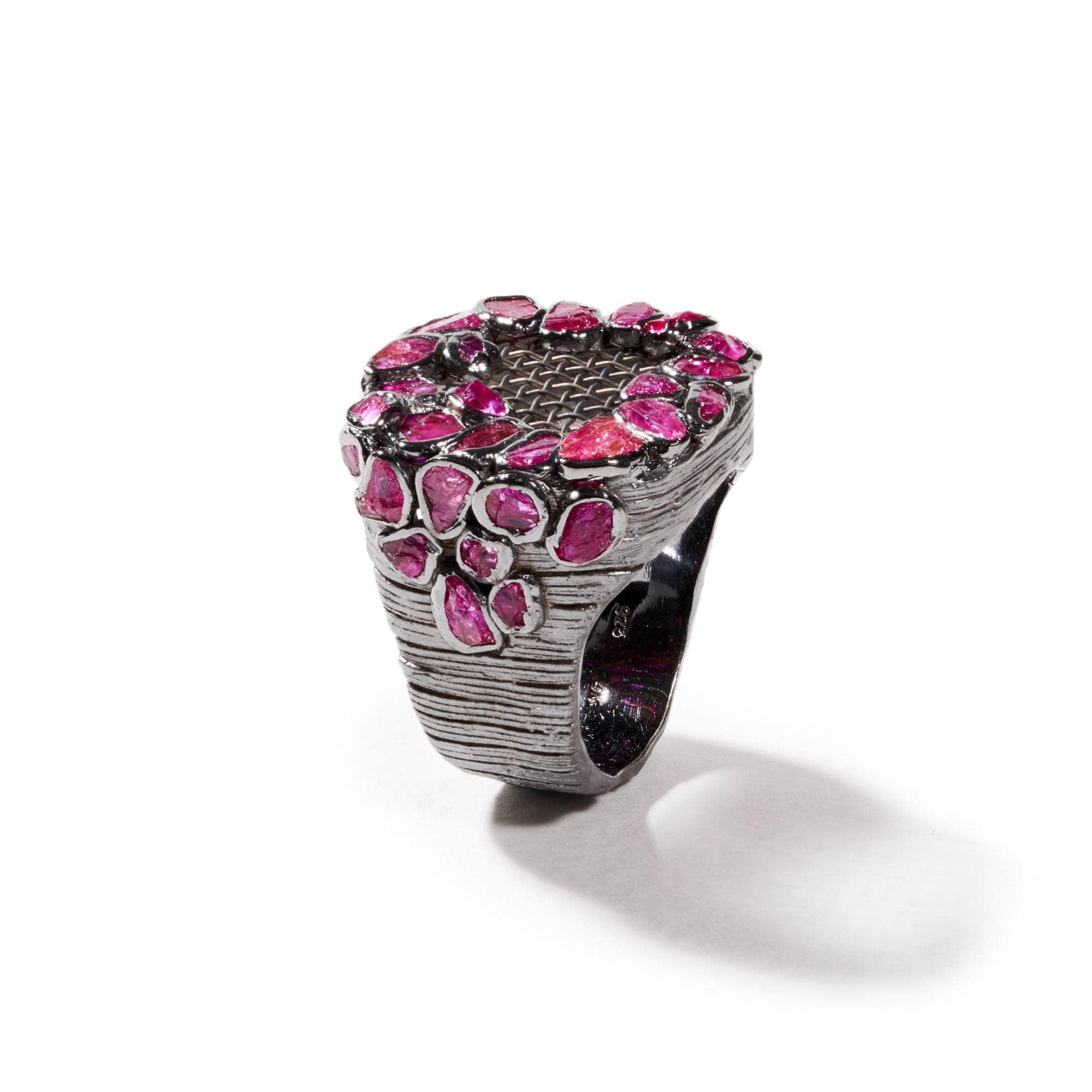 Troy Rough Ruby Ring GERMAN KABIRSKI