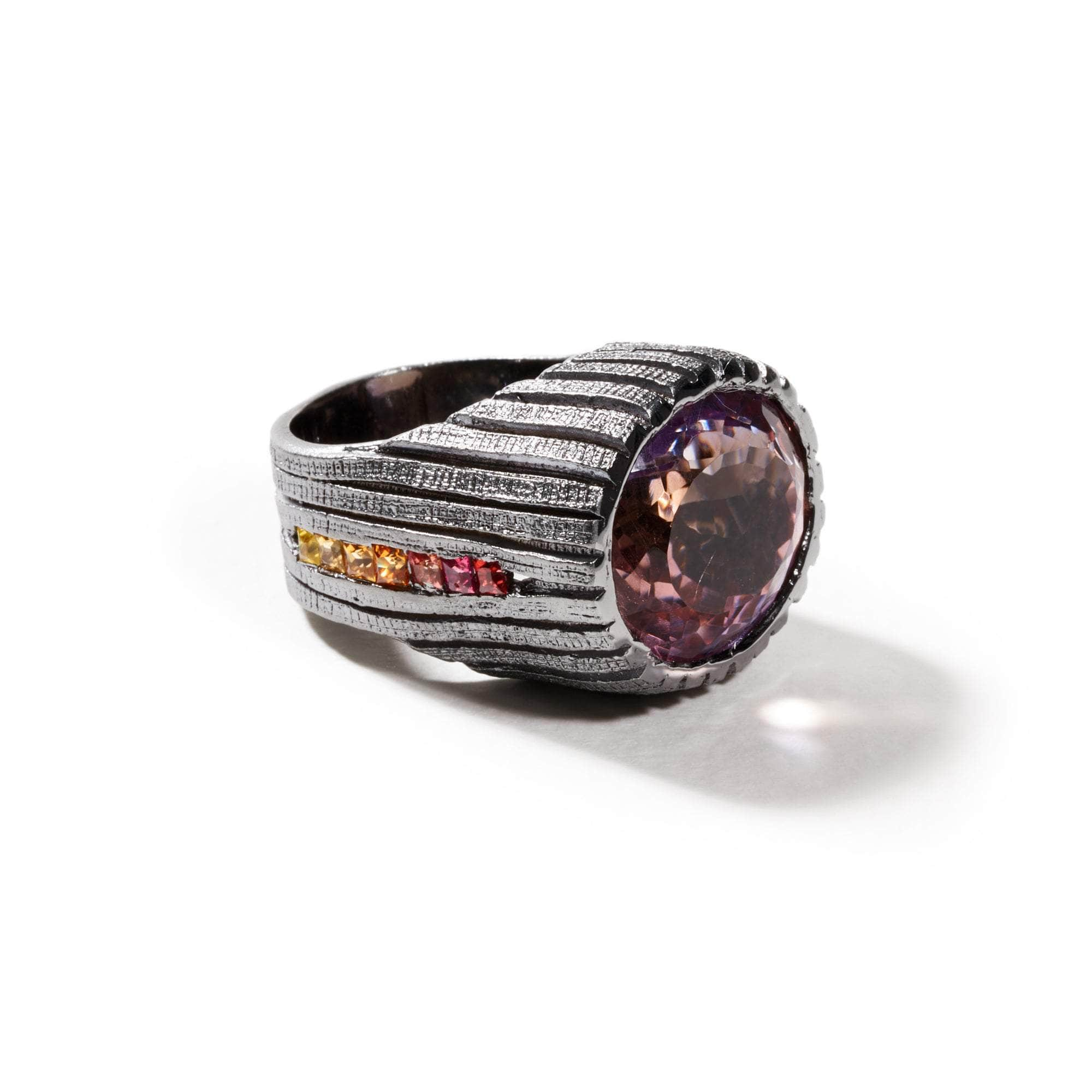 Petra Ametrine and Mixed Sapphire Ring GERMAN KABIRSKI