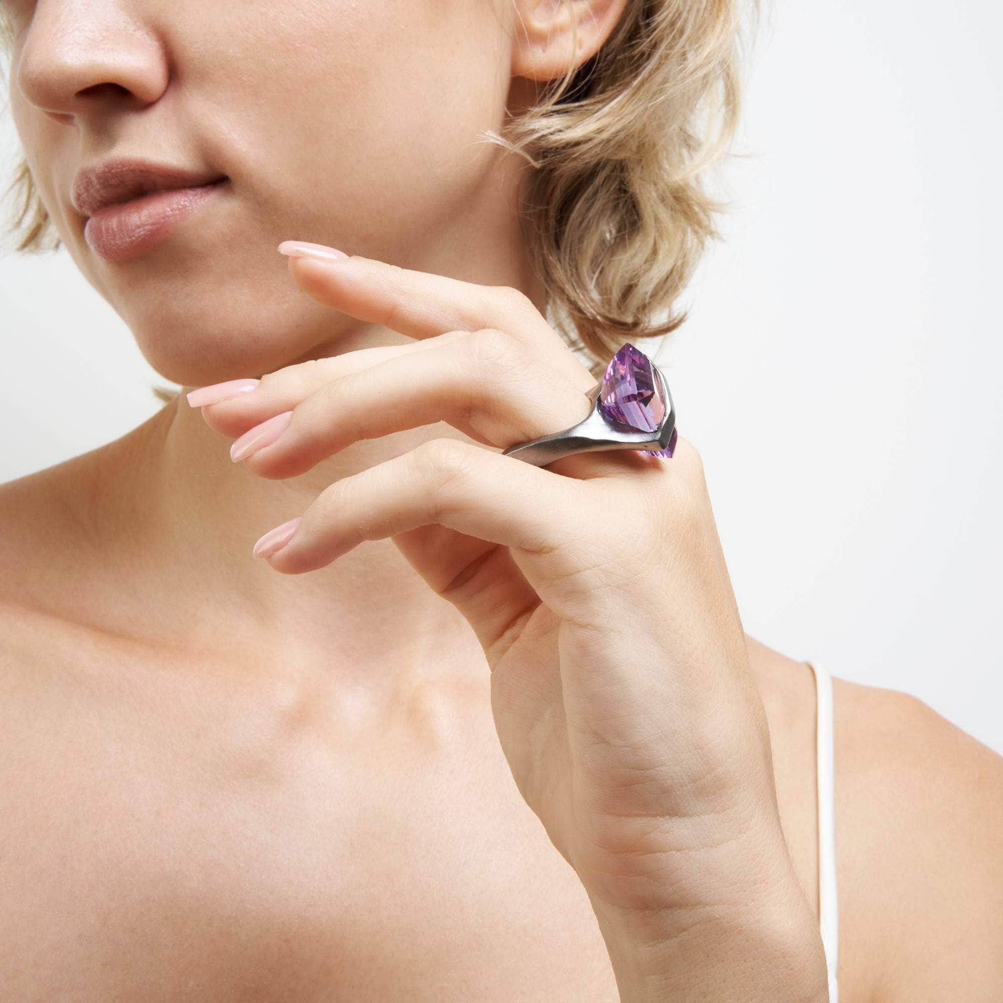 Lilaс Amethyst Ring GERMAN KABIRSKI