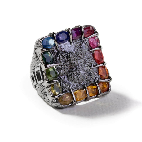 Ring 11 Enfys Mixed Sapphire Ring Enfys Mixed Sapphire Ring, Ring by GERMAN KABIRSKI