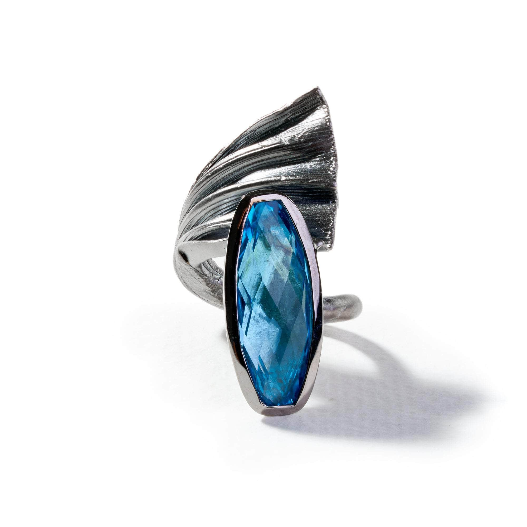 Aoth Swiss Blue Topaz Ring GERMAN KABIRSKI