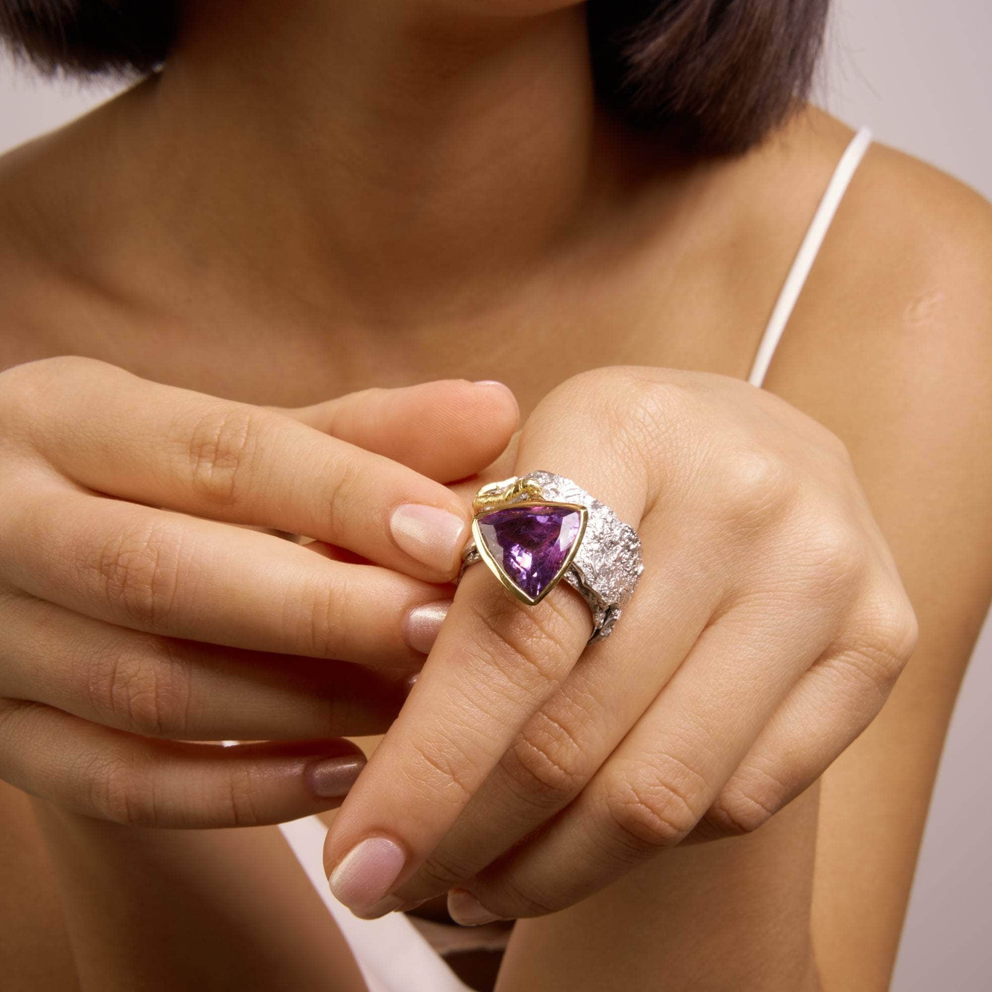 Geel Amethyst Ring GERMAN KABIRSKI