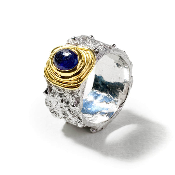 Ring 8.5 Agun Blue Sapphire Ring Agun Blue Sapphire Ring, Ring by GERMAN KABIRSKI