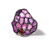 Ness Ruby Rough and Pink Sapphire Ring GERMAN KABIRSKI