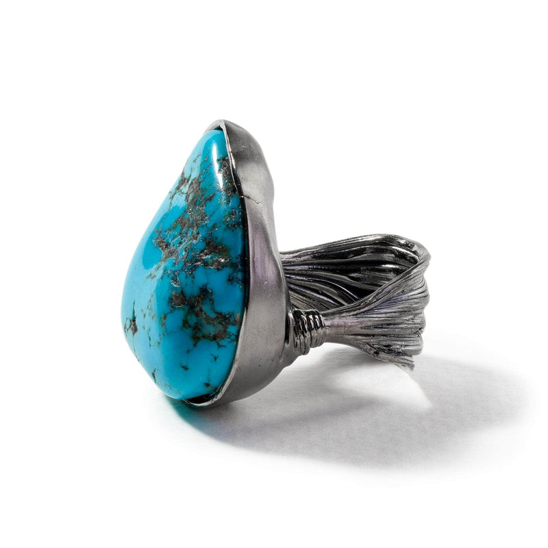 Deval Rough Turquoise Ring GERMAN KABIRSKI