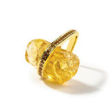 Clarion Rough Citrine and Yellow Sapphire Ring GERMAN KABIRSKI