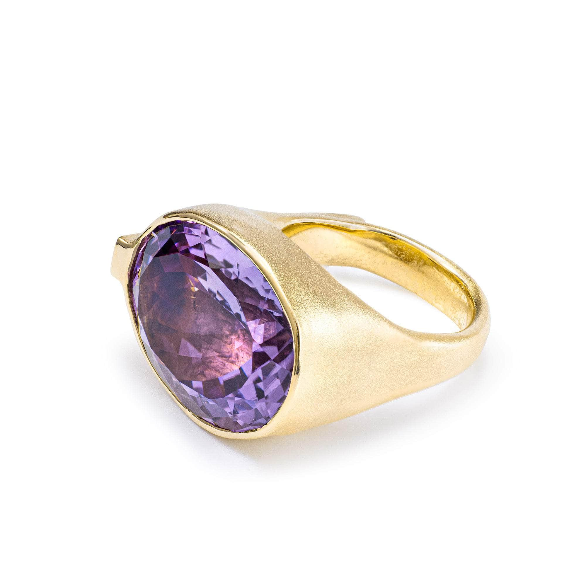 Alcor Amethyst and Sapphire Ring GERMAN KABIRSKI