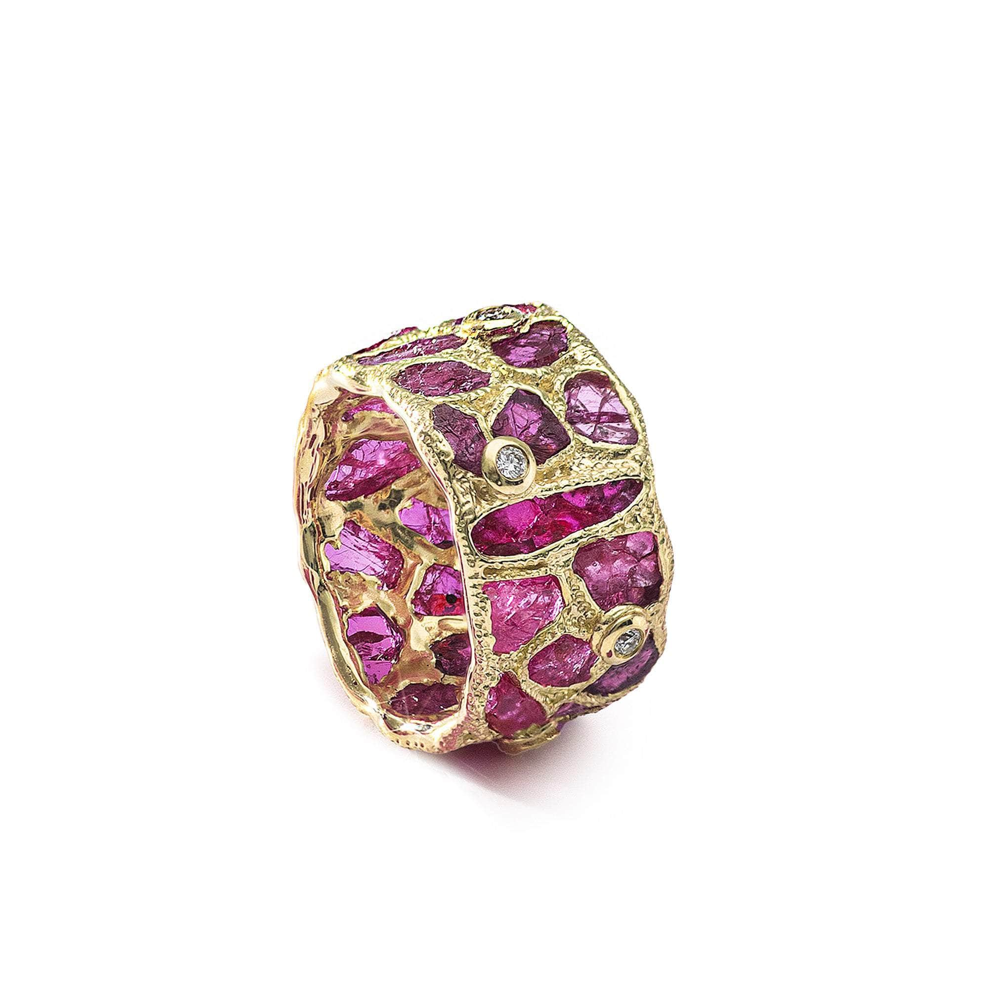 Agni Ruby and Diamond Ring GERMAN KABIRSKI