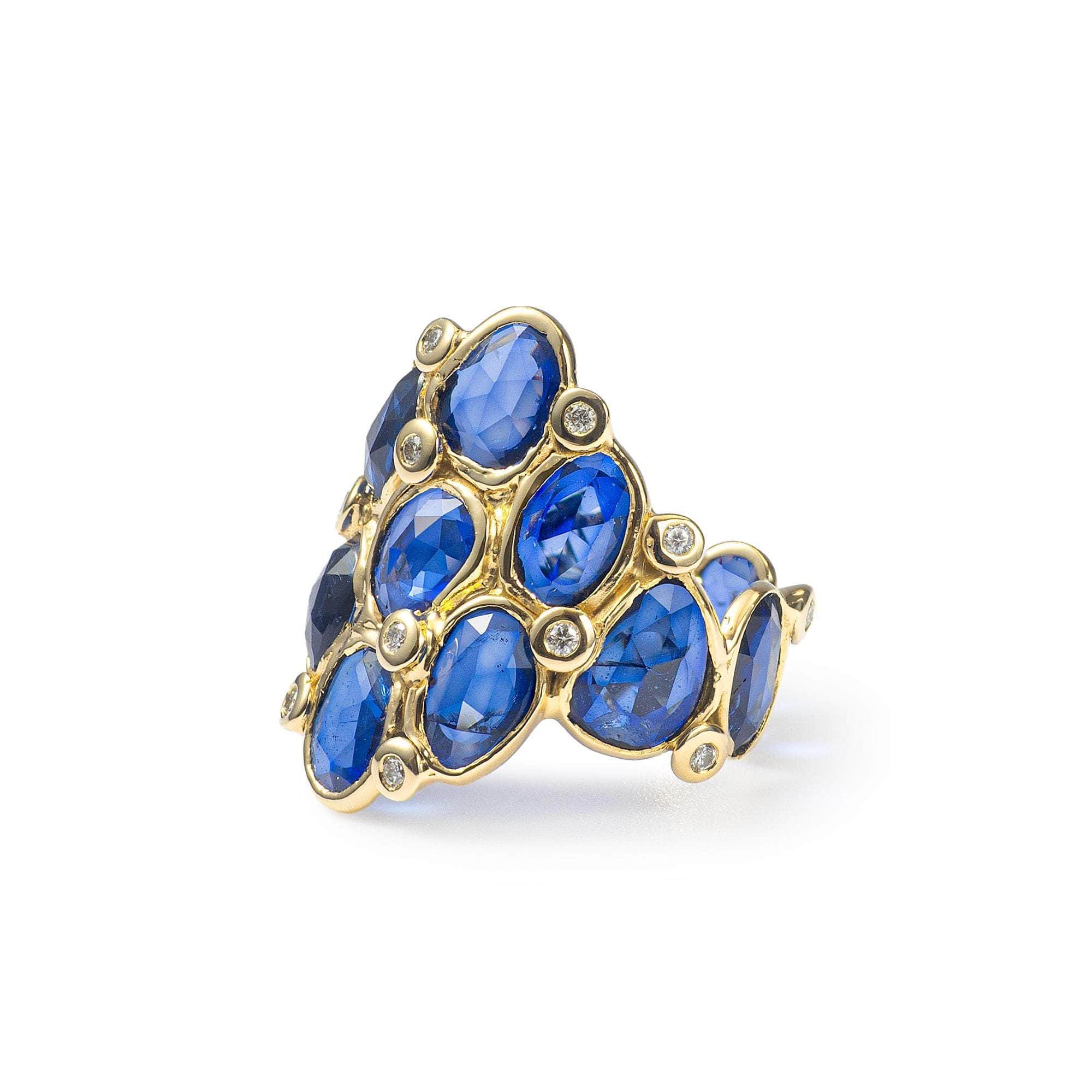 Lugge Sapphire and Diamond Ring GERMAN KABIRSKI