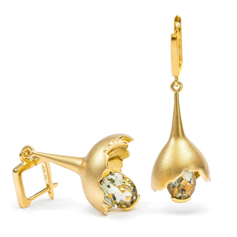 Designer Earrings Collection by German Kabirski - 925 Sterling Silver and Natural Gemstones