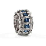Ring Teni Blue Sapphire Ring Teni Blue Sapphire Ring, Ring by GERMAN KABIRSKI