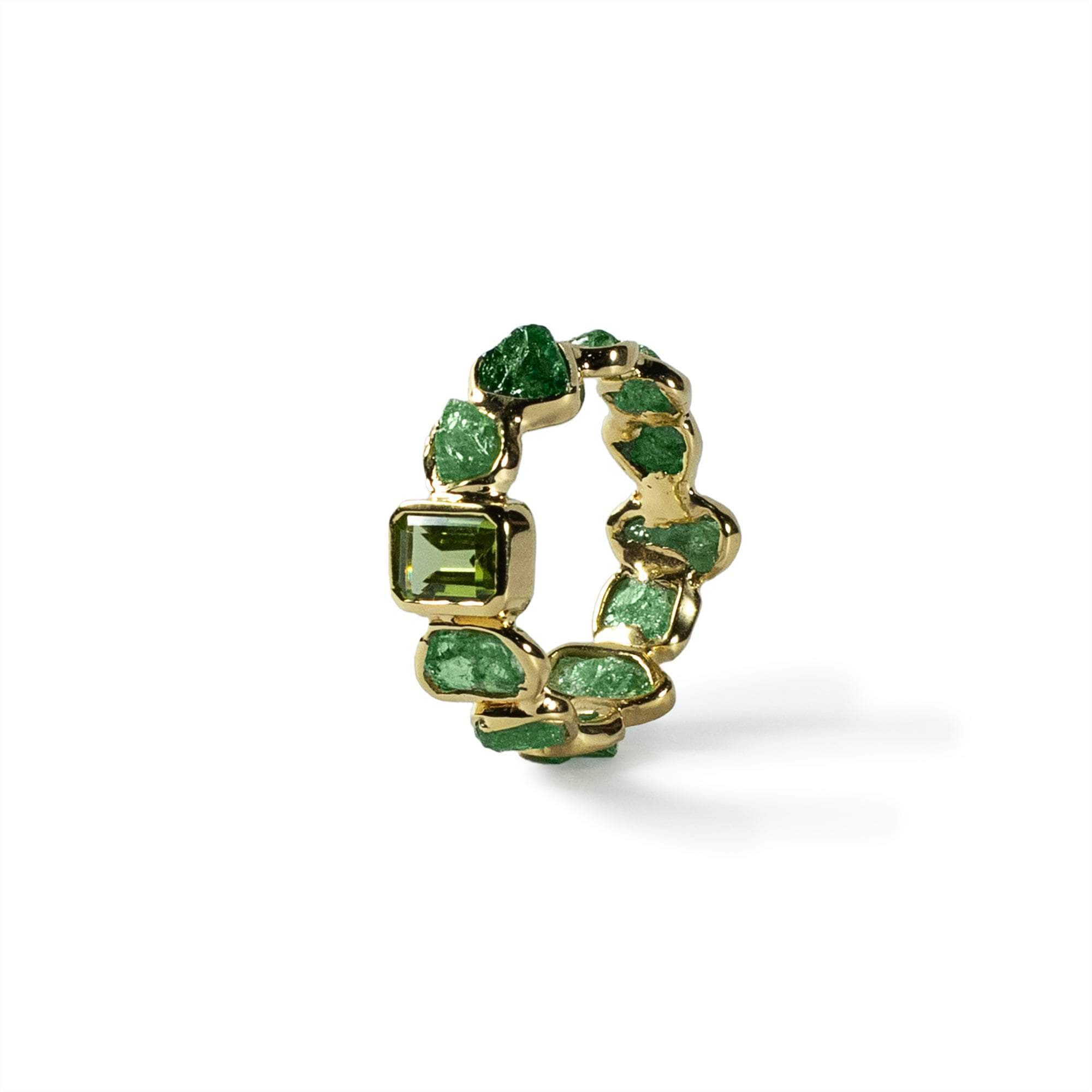 Planta Tsavorite and Peridot Ring GERMAN KABIRSKI