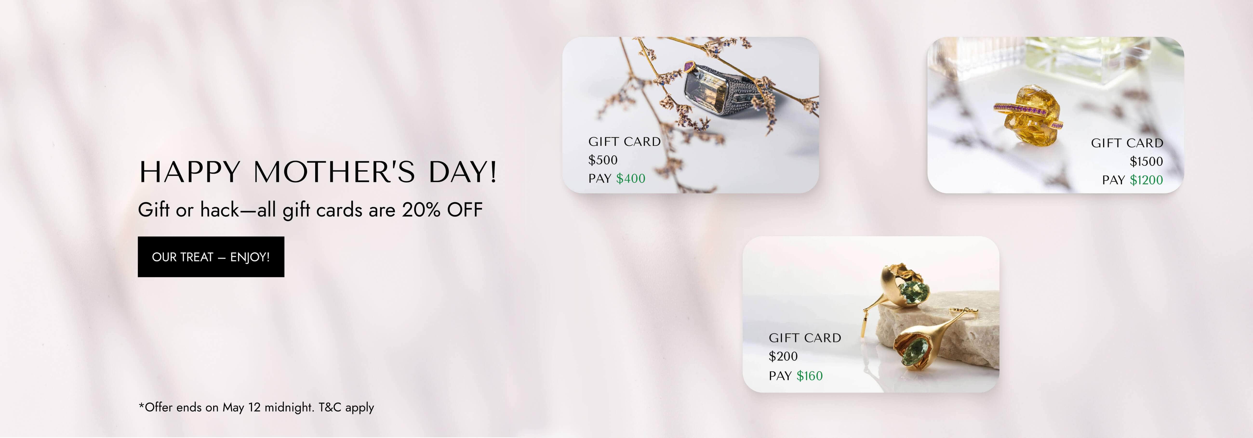 Gift card for mom sale