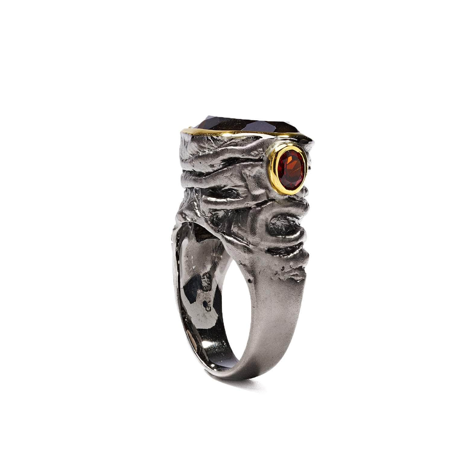 Gliese Smoky Quartz Ring GERMAN KABIRSKI