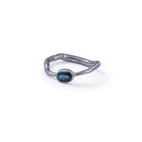 Sedon Sapphire Ring (Black Rhodium) GERMAN KABIRSKI